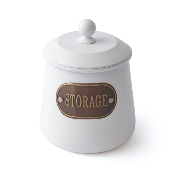Galvaniz Storage Baharatlık - Beyaz - 1000 ml - Resim 2