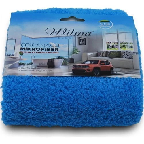 Wilma Secret Mikrofiber Pasta Cila Bezi - Mavi (3 ADET) ürün görseli 1