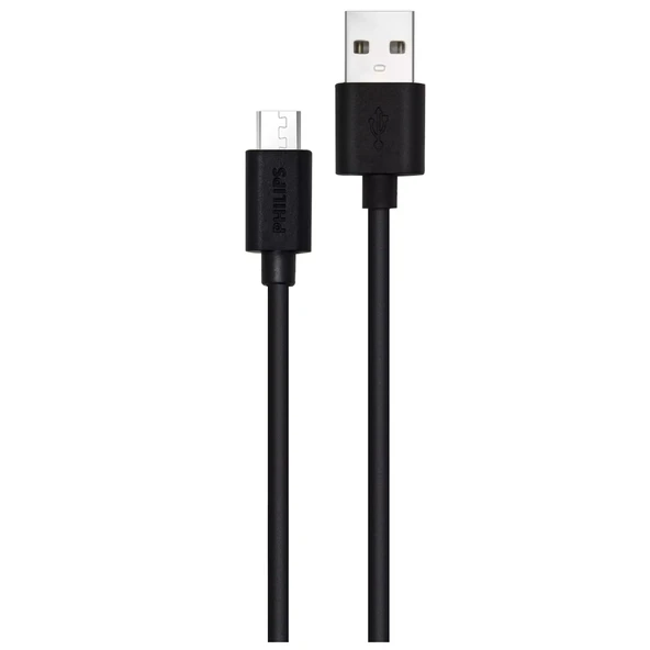 Philips 3A 45W UsbA to Universal Micro Hızlı Data ve Şarj Kablosu 1.2Metre DLC3104U ürün görseli 1