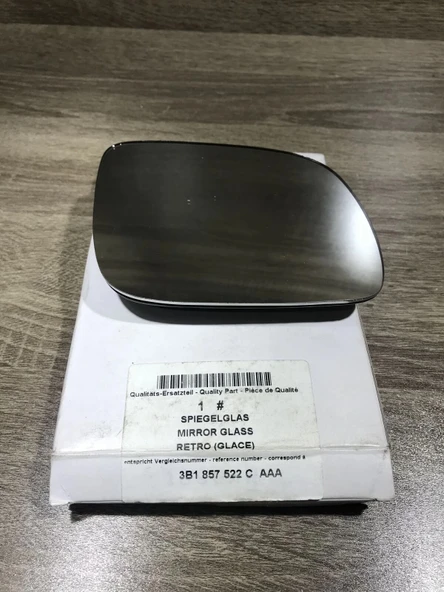 Skoda Octavia - Fabia 1997-2004 Elektrikli Ayna Camı Küçük Tip Sağ (Oem No: 3B1857522C) ürün görseli 1