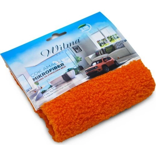 Wilma Secret Mikrofiber Pasta Cila Bezi 40 X 40 Cm Turuncu ürün görseli 1