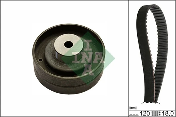 Vw Triger Seti - 120 Dis / 2 Parca - İna 530 0151 10 ürün görseli 1