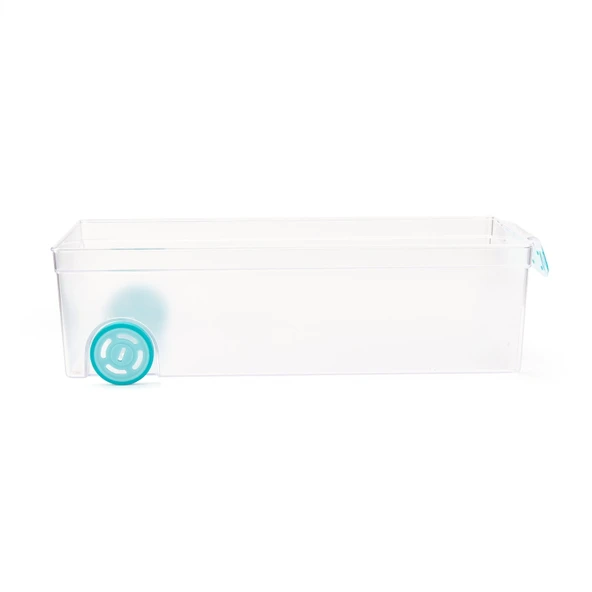 Roll-in Tekerlekli Buzdolabı Düzenleyici - Şeffaf - 16x31 cm ürün görseli 1