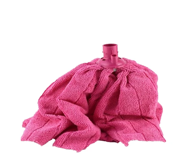 Wilma Secret Ultra Lüks Mikrofiber Mop Ucu 2 Adet Pembe Renk ürün görseli 1