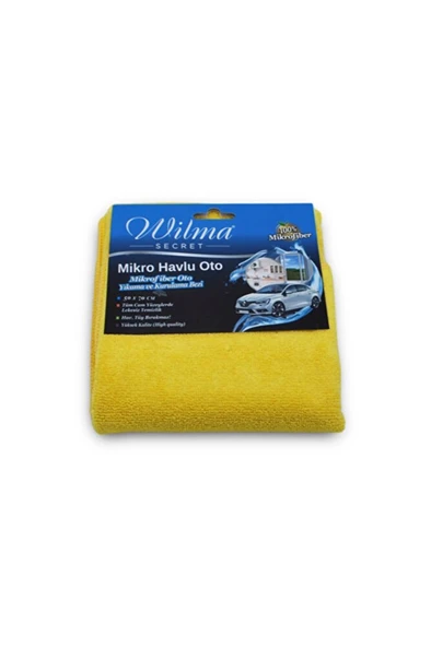 Mikrofiber Havlu- Büyük Boy 50 X 70 Cm- Sarı (3 ADET) ürün görseli 1