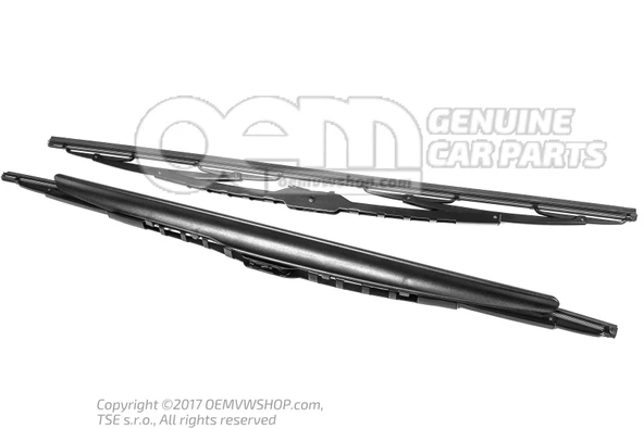 Sılecek Süpürgesı Ön Takım 3397118938 / 119360 (600 X 600 Mm) (Muz Tıp) Vw T5-Transporter T6 Bm 04- (Oem No: 7H0998003) ürün görseli 1