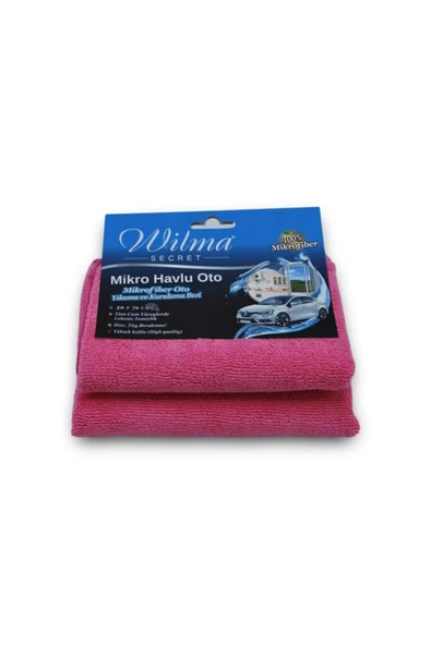 Mikrofiber Büyük Boy Pembe Kurulama Bezi (5 ADET) ürün görseli 1