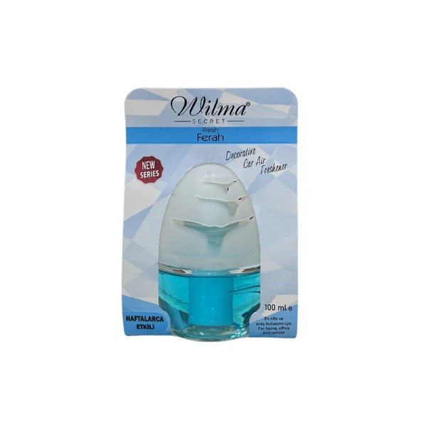 Wilma Secret Küre Oda Ve Araç Kokusu Fresh Okyanus Aromalı - Ortam Koku Giderici (5 ADET) ürün görseli 1