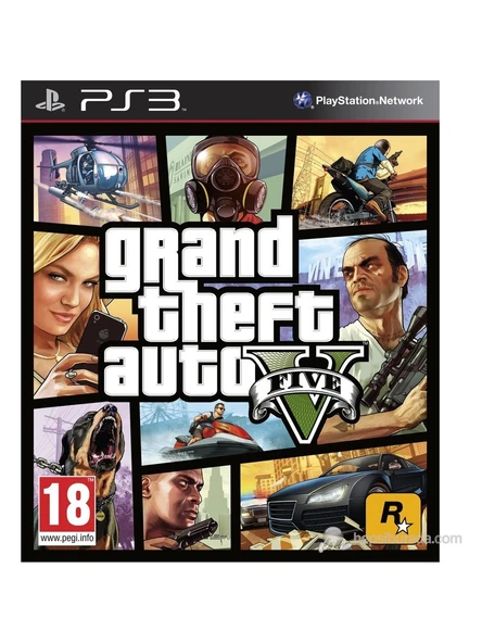 Grand Theft Auto V Gta V Ps3 Playstation 3 CD Oyun Teşhir ürün görseli 1