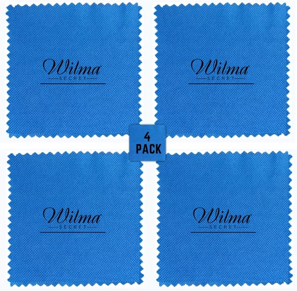 Wilma Secret Mikrofiber Cam Temizlik Bezi 40×40 4 Lü Paket (2 ADET) ürün görseli 1