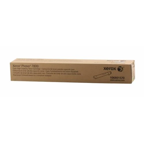 Phaser 7800 Yüksek Kapasite Cyan Mavi Toner 17.200 Sayfa 106R01570 ürün görseli 1