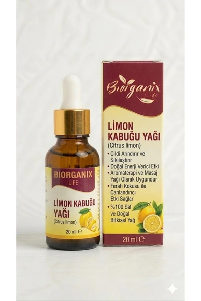 Life Limon Kabuğu Yağı 20 ML – %100 Doğal Uçucu Yağ Cilt, Masaj ve Aromaterapi İçin ürün görseli 1