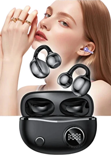 Yxg-10 True Wireless Kulak Klipsli Kulaklık (Siyah) ürün görseli 1