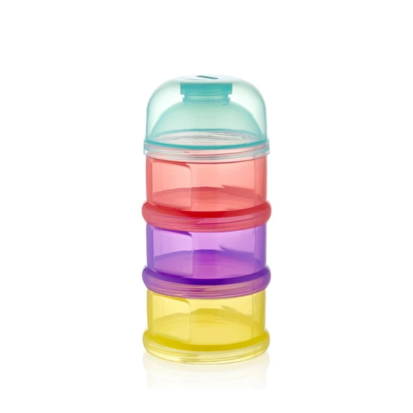 Babyjem Katlı Toz Mama Kabı 545 Karışık Renkli ürün görseli 1