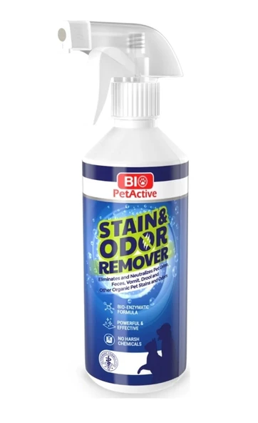 Bio PetActive Staın & Odor Remover Leke ve Koku Giderici Temizleme Spreyi 490 ML. ürün görseli 1