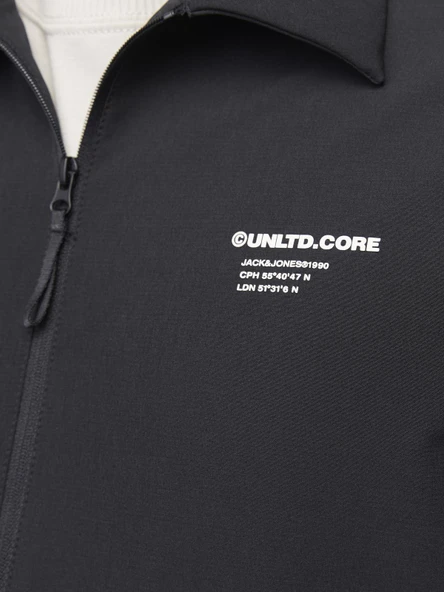 JCOAERO SHIRT JACKET LS NOOS Black Black S - Resim 6