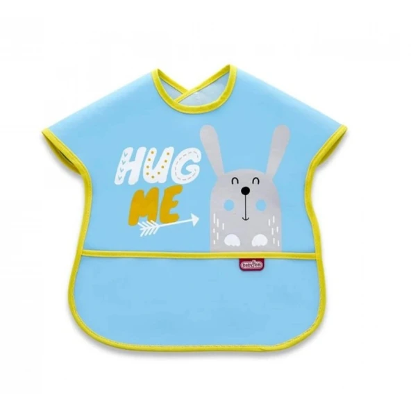 Babyjem Poli Muşamba Büyük Mama Önlüğü 029 Mavi ürün görseli 1