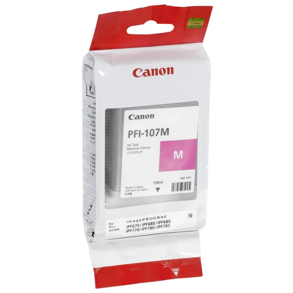 PFI-107M Magenta Kırmızı Plotter Kartuş İpf770-775 ürün görseli 1