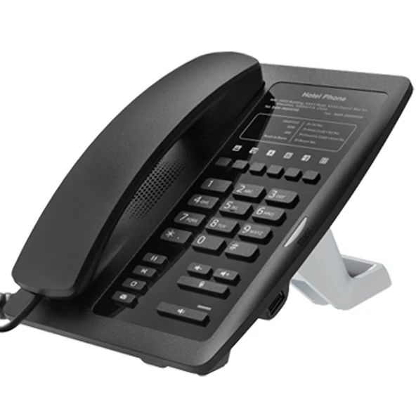H3W Ekransız Poe Wifi Ip Masaüstü Telefon Siyah ürün görseli 1