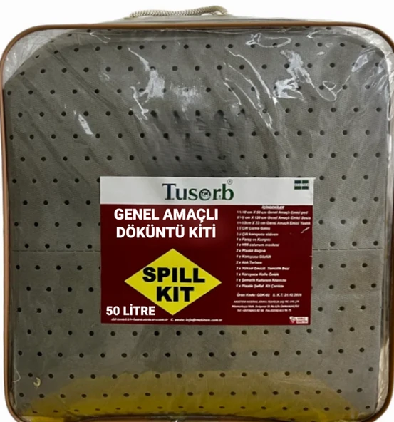 PAZAR10 Genel Amaçlı Döküntü Kiti 50 Litre ürün görseli 1