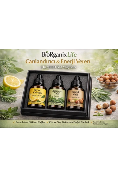 Life Ferahlatıcı & Canlandırıcı Doğal Bakım Seti – 3’lü Bitkisel Yağ 20 ML ürün görseli 1