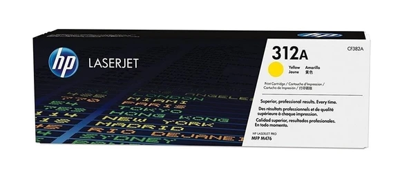 Hp 312A Yellow Sarı 2.700 Sayfa Taahütlü Toner Cf382Ac ürün görseli 1
