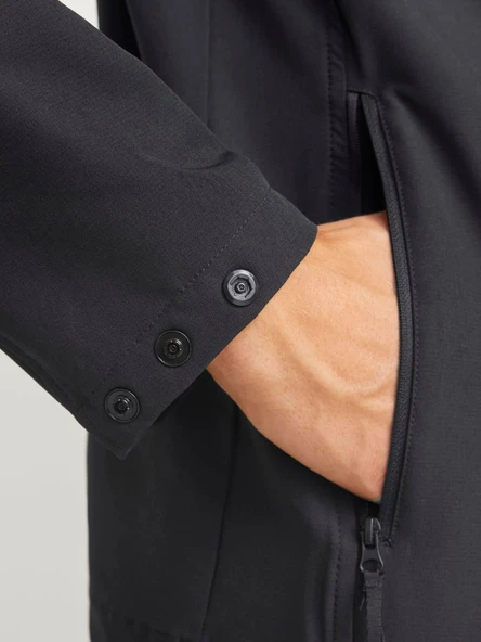JCOAERO SHIRT JACKET LS NOOS Black Black S - Resim 5