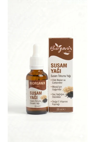 Life Susam Yağı 20 ML – %100 Saf & Soğuk Sıkım Doğal Bakım ürün görseli 1