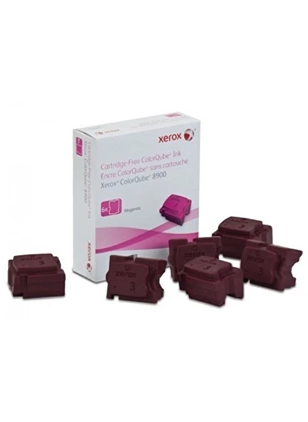 Colorqube 8900 Genuine Solidink Magenta Kırmızı Toner 6 Lı 108R01023 ürün görseli 1