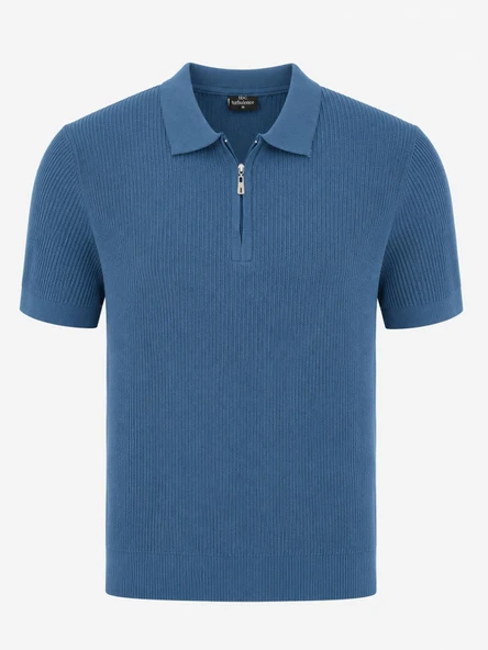 Turbulance Slim Fit Erkek Polo Yaka Triko Tişört  7688 ürün görseli 1