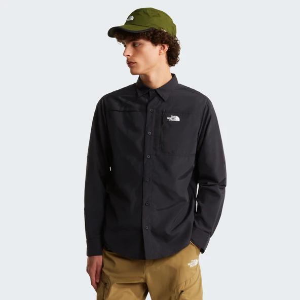 M SEQUOIA LONG SLEEVE SHIRT Black Black L ürün görseli 1