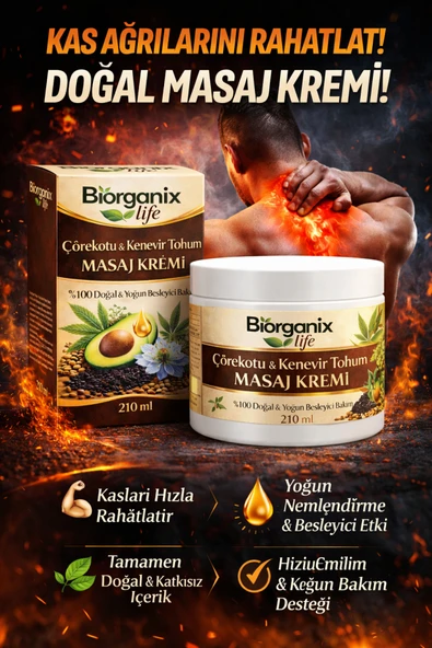 Life Çörekotu & Masaj Kremi 210 ml – Yoğun Rahatlatıcı ürün görseli 1