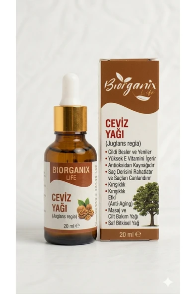 Life Ceviz Yağı 20 ML – %100 Doğal Soğuk Sıkım Cilt ve Saç Bakım Yağı ürün görseli 1