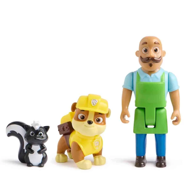 PAW Patrol 3’lü Figür Seti 6072983 Rubble Ve Mr. Porter ürün görseli 1