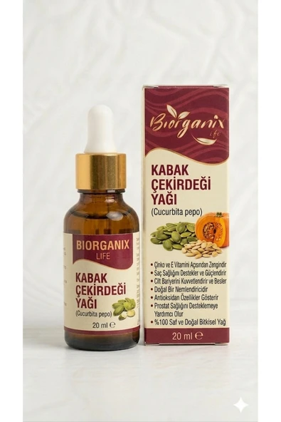 Life Kabak Çekirdeği Yağı 20 ML – %100 Doğal Soğuk Sıkım Cilt ve Saç Bakım Yağı ürün görseli 1