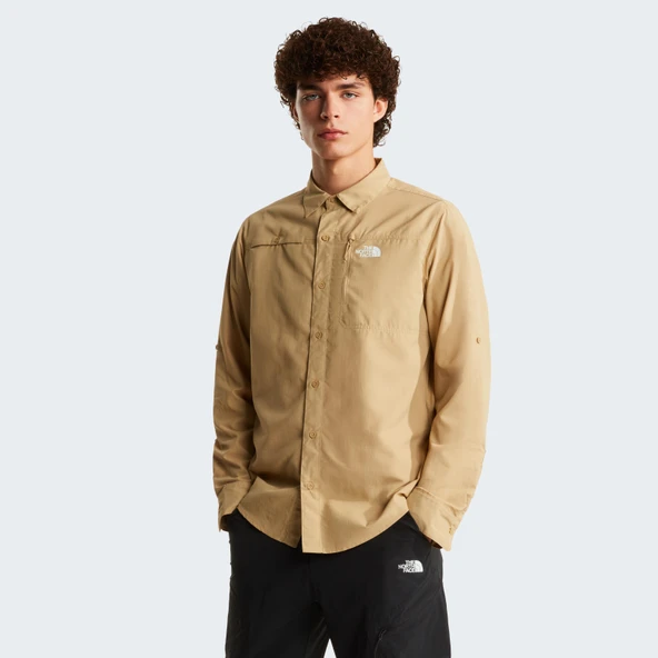 M SEQUOIA LONG SLEEVE SHIRT KHAKI KHAKI S ürün görseli 1