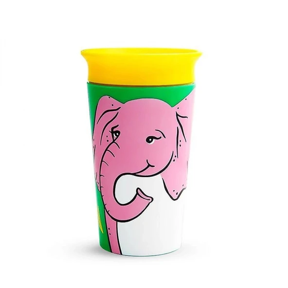 Munchkin Mucize 360° Wildlove Alıştırma Bardağı 12 Ay+ 266 Ml Fil ürün görseli 1