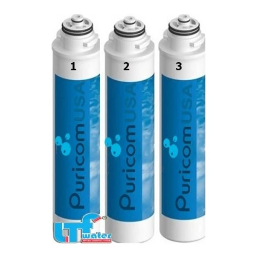 Pentek Puricom Water Life 3'lü Filtre Seti ürün görseli 1
