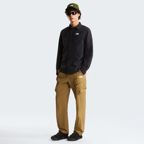 M SEQUOIA LONG SLEEVE SHIRT Black Black L - Resim 4