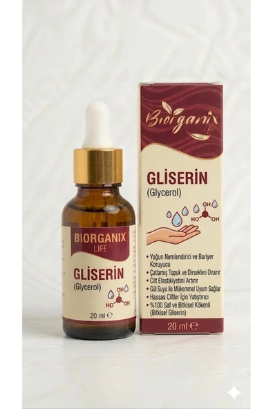 Life %100 Saf Bitkisel Gliserin 20 ML  Nemlendirici Cilt, Saç ve Kozmetik Yapımında uygun ürün görseli 1