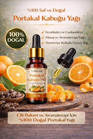 Life Portakal Kabuğu Yağı 20 ML – %100 Doğal Uçucu Yağ Cilt, Masaj ve Aromaterapi İçin ürün görseli 1