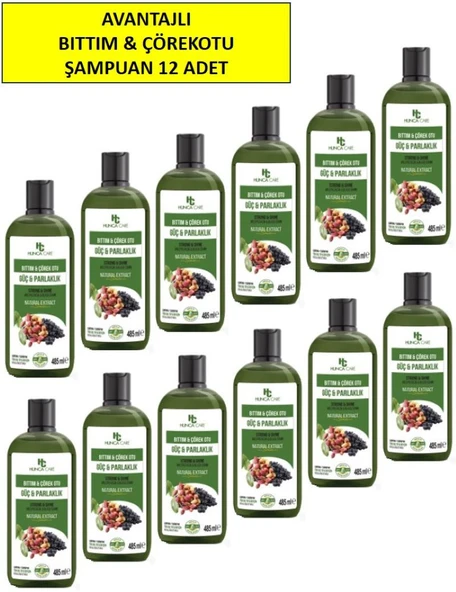 Bıttım & Çörekotu Şampuan 485ml 12li PAKET ürün görseli 1