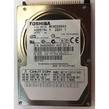 PTTAVM: Toshiba MK6026GAX (HDD2194 D ZK01 T) 630 A0/PA202D 60gb