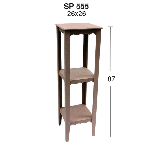 Ahşap Çiçeklik Raf 87x26x26cm SP554 ürün görseli 1