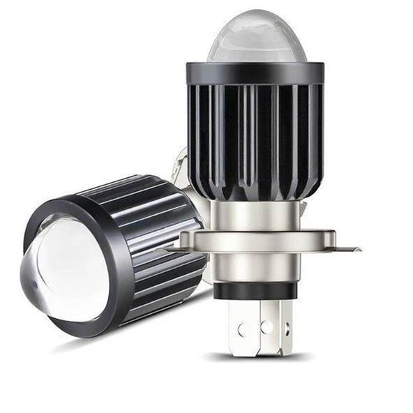 ÖN FAR AMP LED H4 BEYAZ - SARI  MERCEKLİ ürün görseli 1