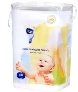 Bebek Temizleme Pamuğu 60'lı ürün görseli 1