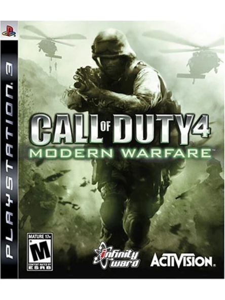 Call Of Duty 4: Modern Warfare Ps3 Playstation 3 Oyun CD Teşhir ürün görseli 1