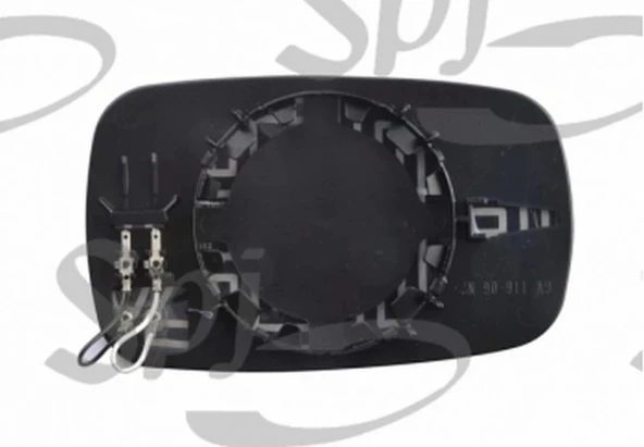 Renault Megane - Clio 2003-2009 Elektrikli Ayna Camı Kör Noktalı Sol (Oem No:7701054752) ürün görseli 1