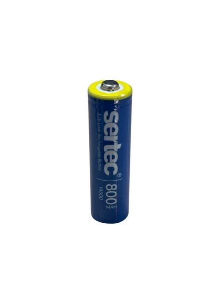 3.7v Li-ion 14500 Aa - 800 Mah 1c Şarjlı Pil (başlı) ürün görseli 1
