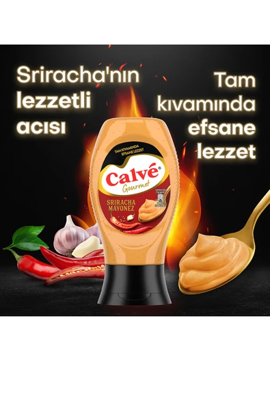 Calve Sriracha Mayonez 240 gr x 3 Adet - Resim 5